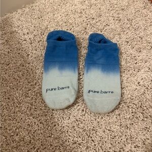 Pure Barre Ombre Blue sticky socks